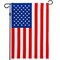 G128 American USA Flag Garden Flag, Rustic Holiday Seasonal Outdoor Flag 12" x 18